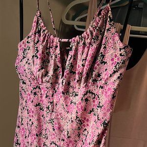 Like New Free People Floral Maxi Dress